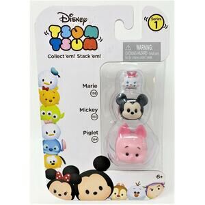 Disney Tsum Tsum Series 1 - Piglet (154), Mickey (102), Marie (158)